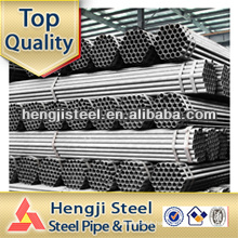 High quality black galvanized steel pipe fence
